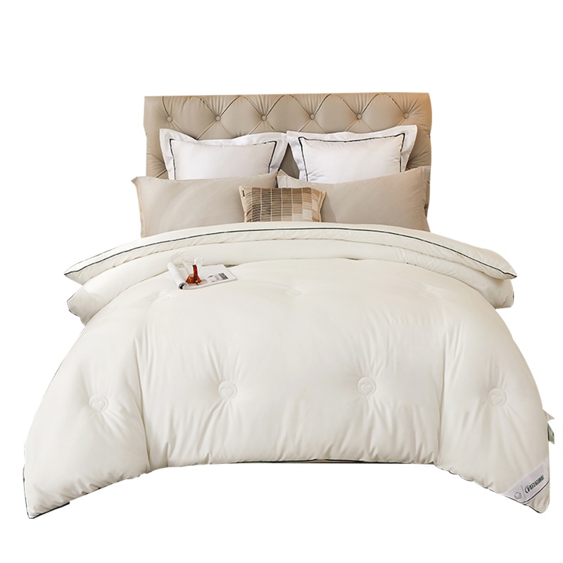 苏宁宜品 大豆纤维春秋单人双人被芯四季通用加厚保暖冬被