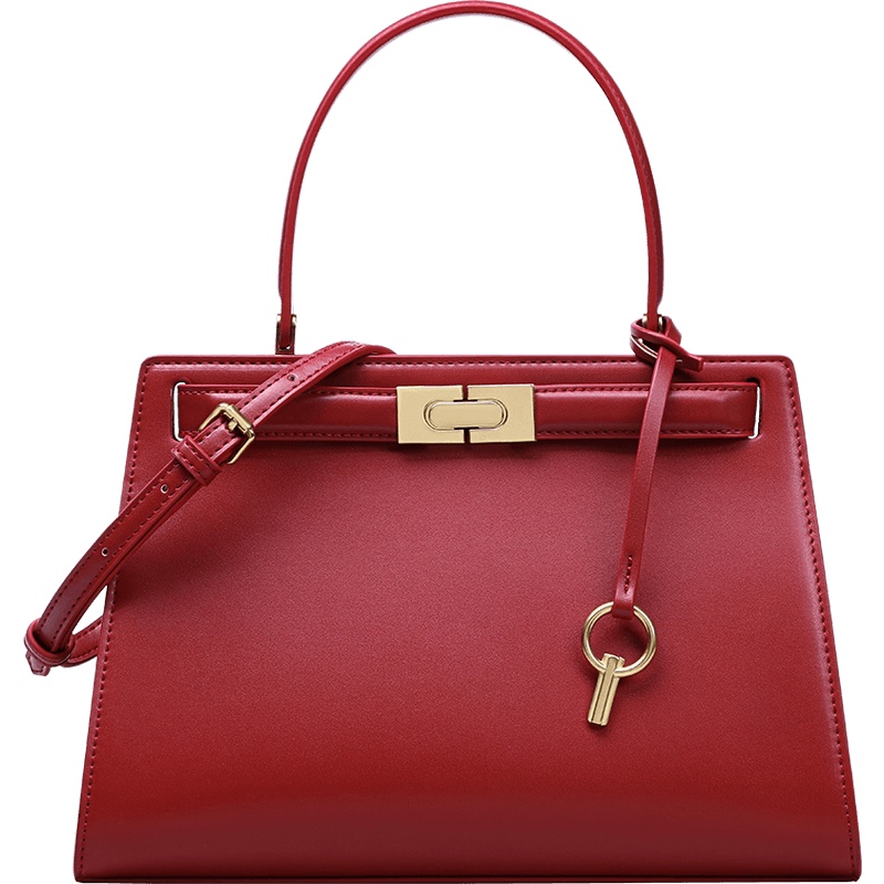 Viney女包包2020新款潮真皮新娘结婚包手提包时尚百搭单肩斜挎包