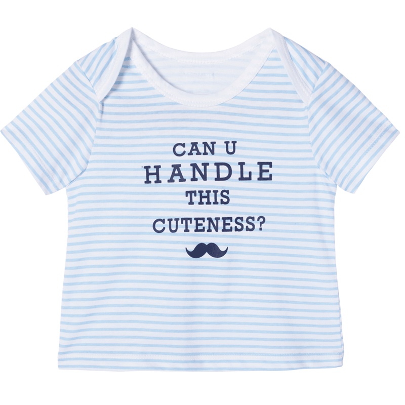 贝贝怡男童短袖T恤夏季纯棉活动肩透气休闲上衣192S2023