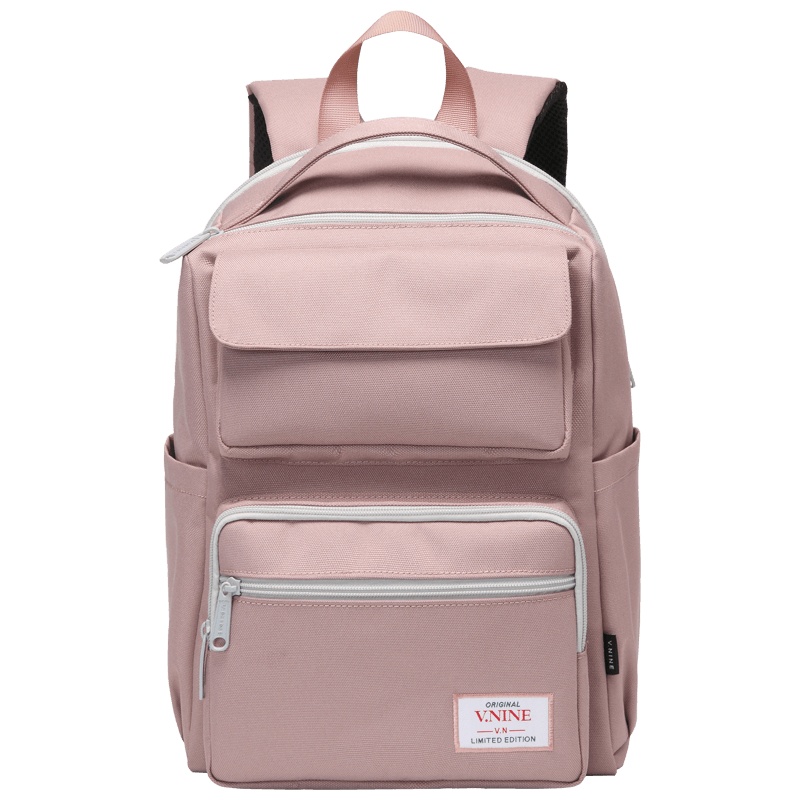 第九城（V.NINE） 双肩包女13/14英寸电脑包休闲背包大中学生书包