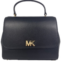 [直营]迈克·科尔斯(MICHAEL KORS) Mott系列 中号 拉链 皮革 硬 女士经典翻盖手提斜挎包 mk 女包