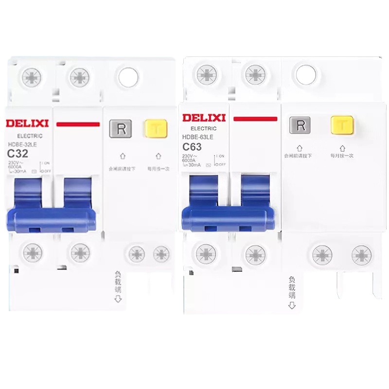 德力西 漏电断路器 规格:DZ47sLE 2P 25A