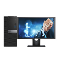 戴尔(DELL)Optiplex3060MT台式电脑23.8寸显示器( i3-8100 8G 1T 集显 WIN10)