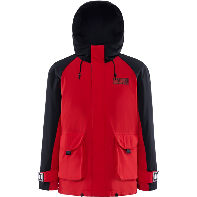 波司登中长款羽绒服男连帽2019新款漫威联名款美国队长