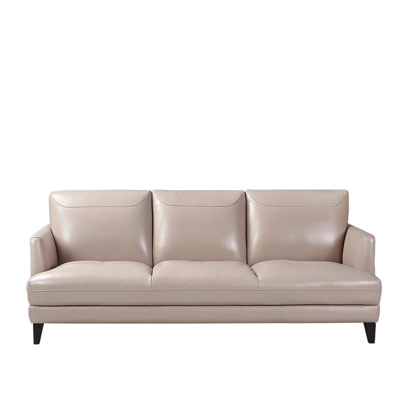 左右2019新品沙发轻奢现代大小户型真皮沙发U型组合北欧客厅家具三人位6021