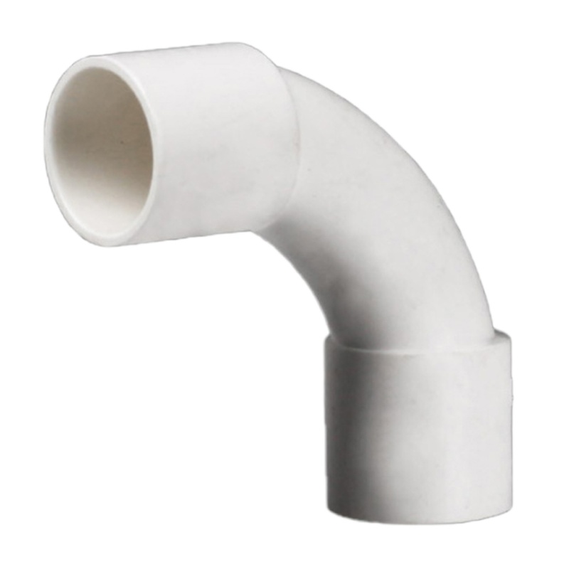 美棠 PVC穿线管大弧度弯头 电线阻燃管配件 线管硬管配件 企业定制 白色 20 200个装