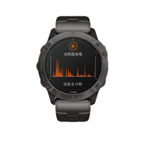 佳明(GARMIN)Fenix6X Pro太阳能充电钛合金表带户外运动智能手表心率血氧音乐支付跑步越野GPS腕表