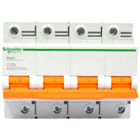 施耐德电气（Schneider Electric）断路器 空气开关 EA9系列 空开开关 4P C100A