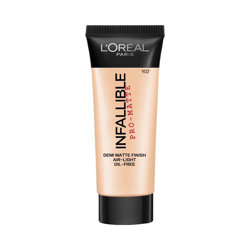 欧莱雅(L'OREAL)恒放溢彩持色哑光粉底液 102 5ml 小样(赠品,请勿单独拍下)