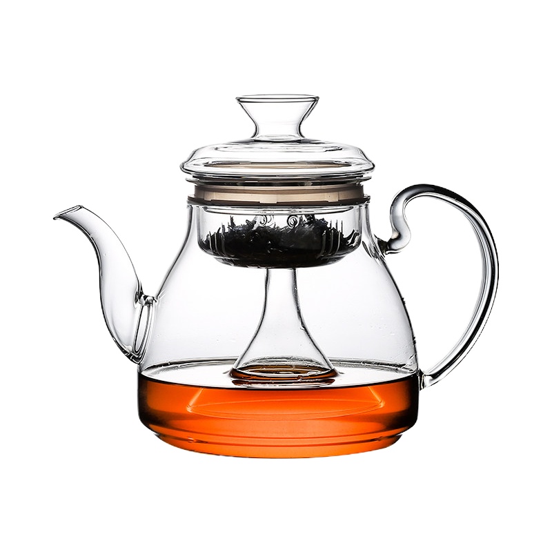 玻璃蒸煮茶器金蛋蒸茶壶双内胆家用全自动电陶炉煮茶壶烧水壶泡茶壶D B款(双内胆蒸茶/煮茶)