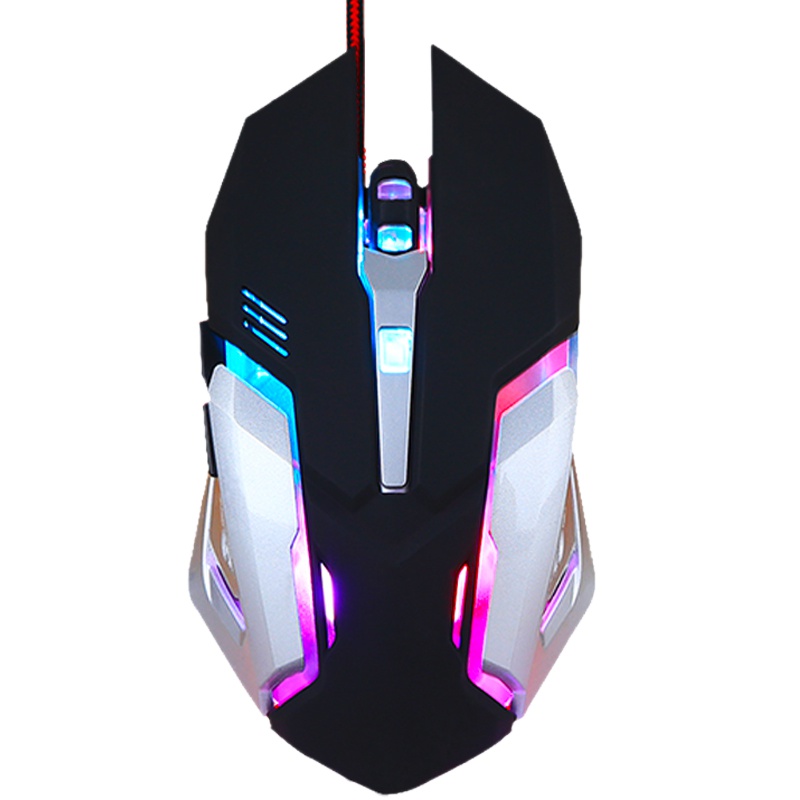 魔蝎手(mogegame) X5 USB电脑笔记本专业FPS/MOBA/RPG电竞游戏绝地求生吃鸡鼠标 有声版 黑色