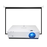 [套餐]索尼(SONY)EX433[100英寸4:3电动幕布+免费装机]商务教育办公投影机 教学会议投影 家用高清投影仪