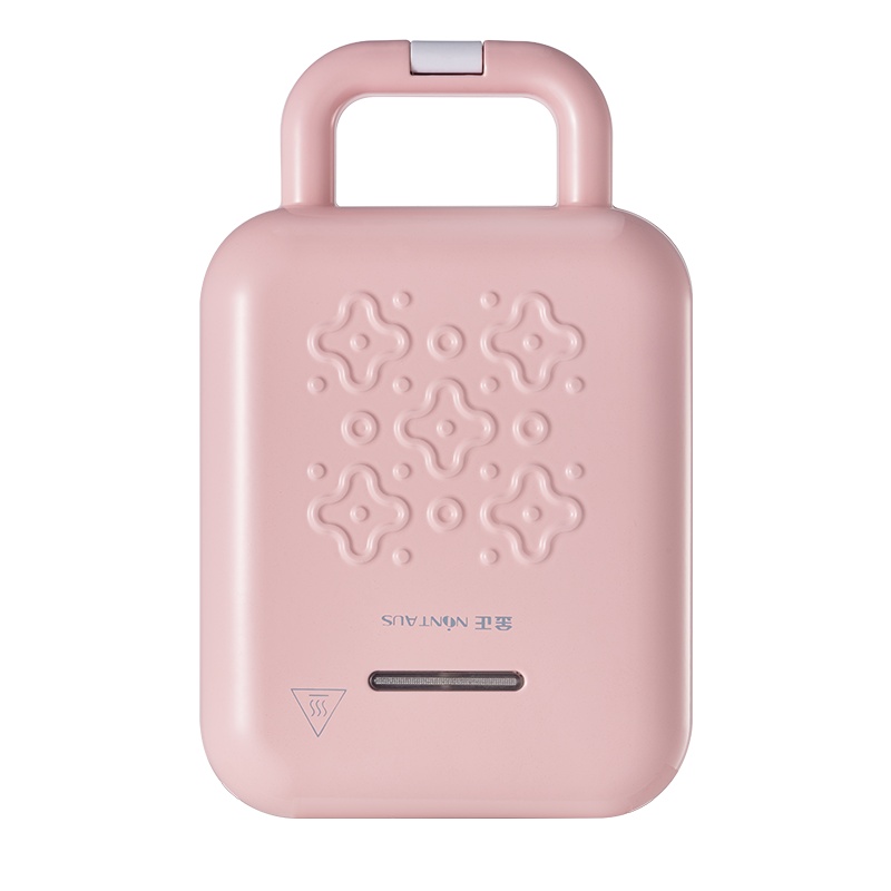 金正(NiNTAUS)三明治机粉色单盘 家用多功能轻食机 网红早餐机加热吐司烤面包机 带三明治盘 三明治炉JZK-601