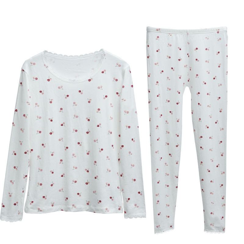 歌瑞尔秋冬季女士长袖秋裤秋衣棉质打底内衣套装19001CT