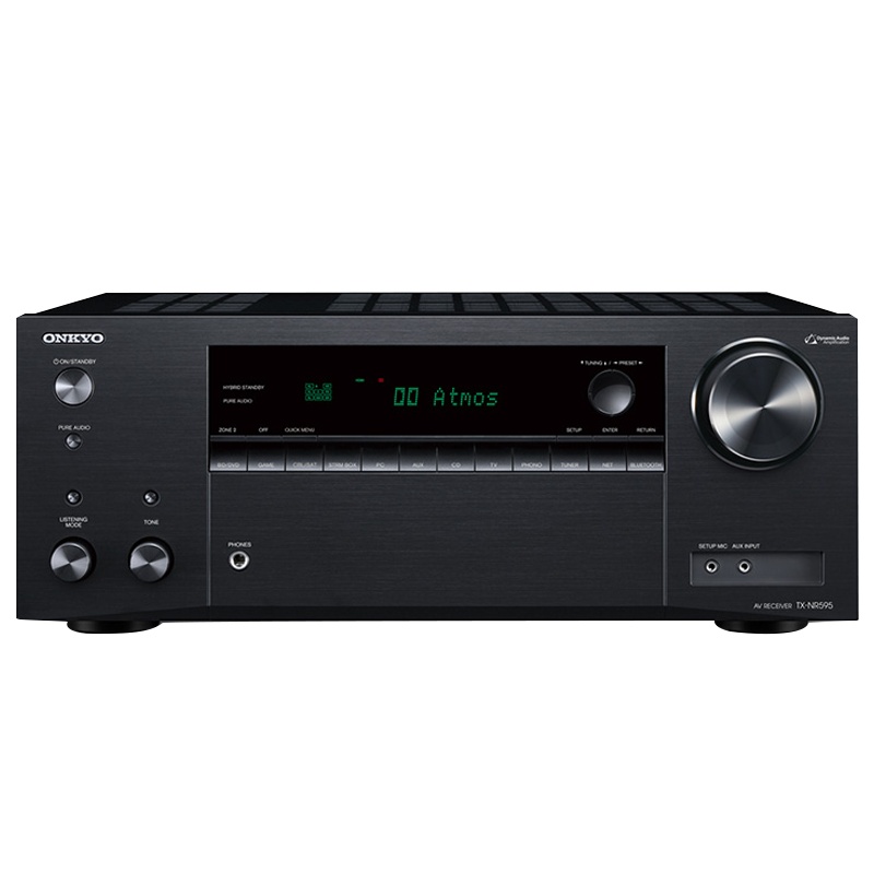 Onkyo/安桥 TX-NR595 7.2声道家用AV功放机全景声家庭影院