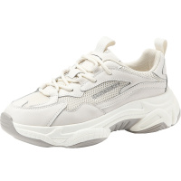 公猴老爹鞋女2020新款秋季薄款透气运动百搭厚底休闲网红ins潮鞋