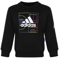 阿迪达斯儿童adidas kids 男小童圆领运动套头卫衣DM7042