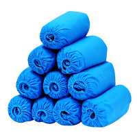 一次性加厚鞋套无纺布鞋套防尘透气室内脚套耐磨 100只/包 10包起售