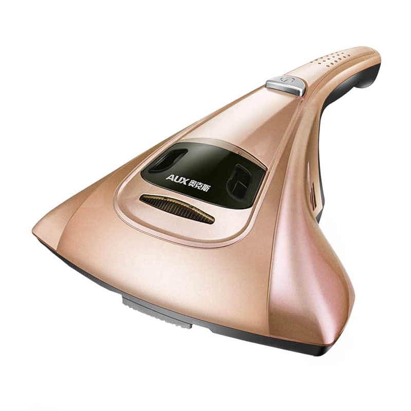 奥克斯(AUX)去螨仪强劲吸力持久续航 多重过滤家用床上去螨机吸尘器紫外线杀均去螨虫小型迷你 土豪金