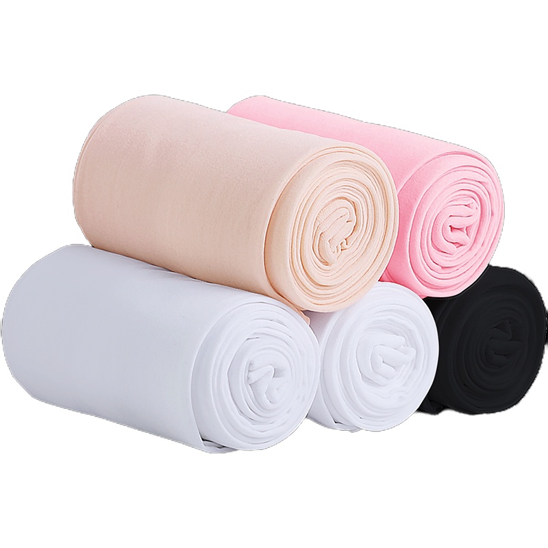 乐可爱三条装儿童面膜连袜裤女童打底袜春秋冬白色练功专用天鹅绒舞蹈袜1-3-5-7-9岁