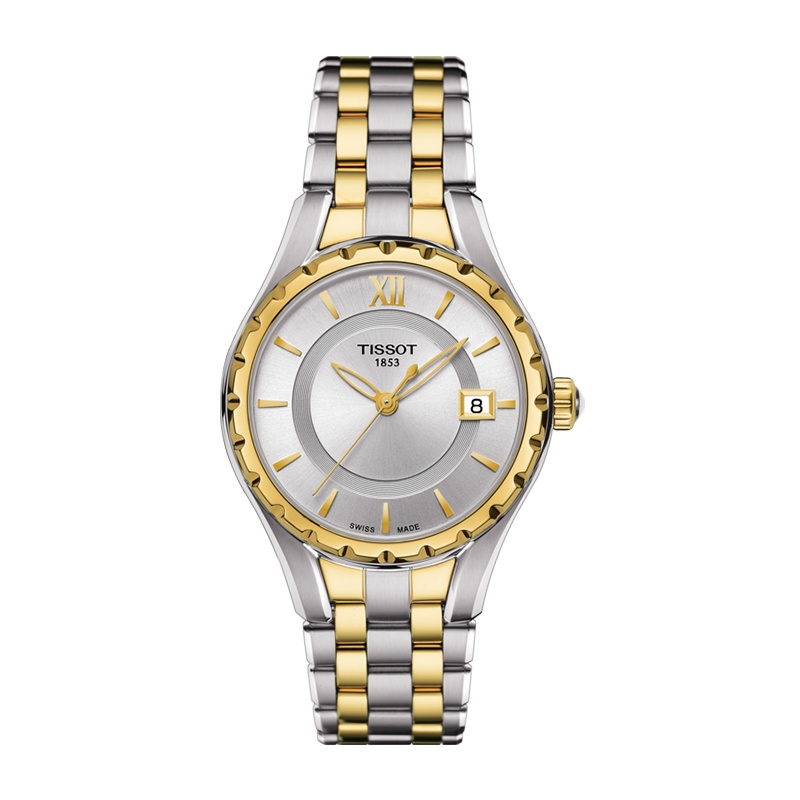 [低至5折]天梭(TISSOT)瑞士手表 时尚系列 钢带女士石英表T072.210.22.038.00