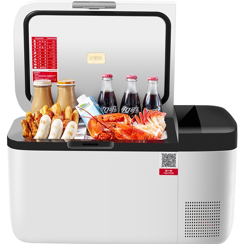 英得尔 车载冰箱T20车家两用单箱12V24V压缩机制冷结冰冷冻小冰箱