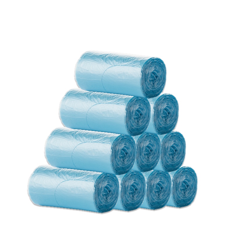 茶花垃圾袋家用实惠装加厚手提式一次性塑料袋大号中号厨房垃圾袋