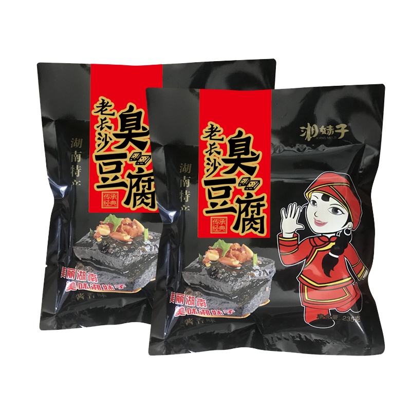 235g/袋湘妹子老长沙臭豆腐 湖南特产 臭干子 豆干 豆制品零食