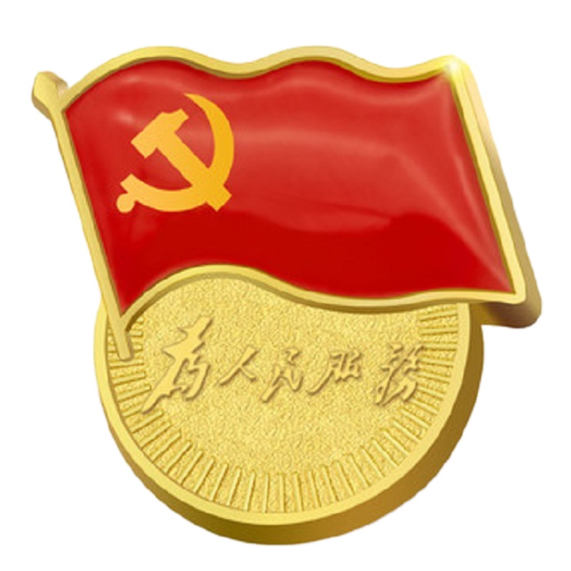 党徽胸章 标准型党徽别针式党徽(100个价格)