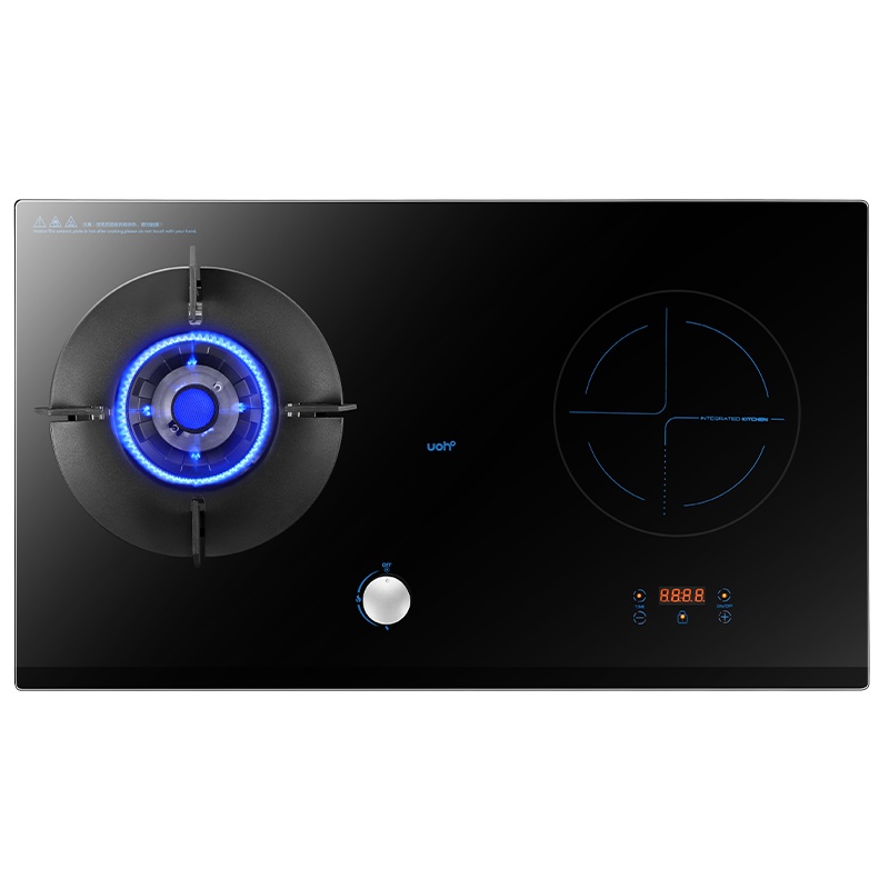 优好4.5KW电气电两用燃气灶气电灶燃气灶一气一电煤气灶台嵌两用电磁炉具灶具双灶HZ210液化气