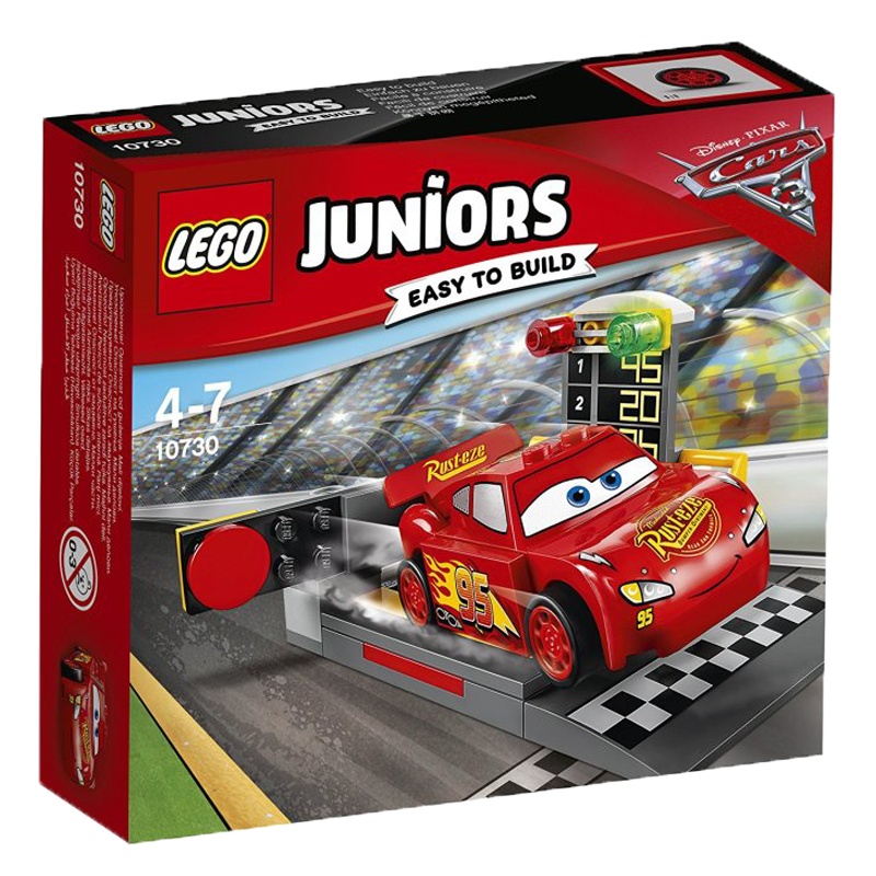 乐高（LEGO）Juniors 小拼砌师系列 闪电麦昆发射器 塑料玩具 10730 4-7岁 块数50块以下