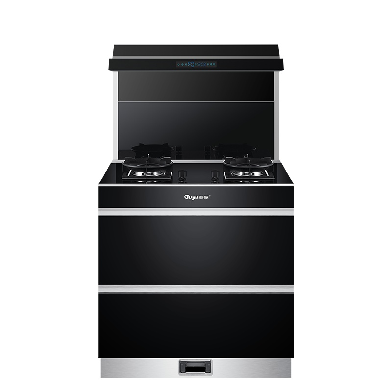 GUJIA顾家 GJ07A自动开合变频集成灶蒸烤箱一体灶家用大吸力环保灶-液化气