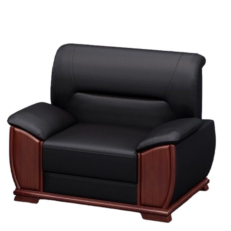 商务接待皮沙发单人位