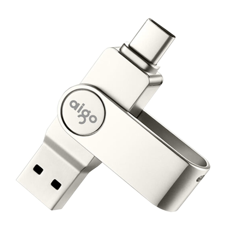 爱国者(aigo)U356手机u盘 32GB OTG安卓Type c双接口优盘手机电脑两用转换接头u盘车载高速正品创意