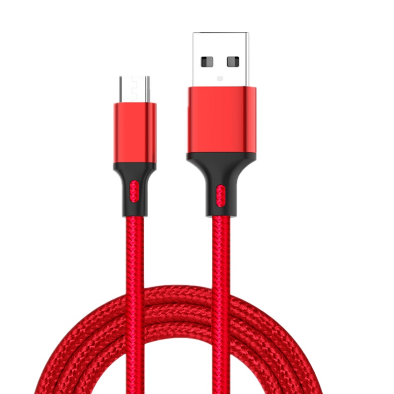 VIPin Micro插头安卓手机数据线1米 平板电脑尼龙编织USB充电线通用华为小米三星oppo vivo