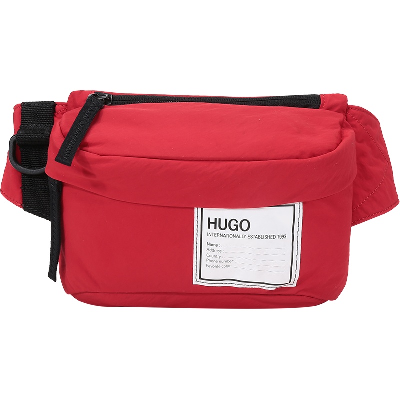 HUGO BOSS 雨果博斯 男士 聚酰胺纤维胸包斜挎包腰包 50434852