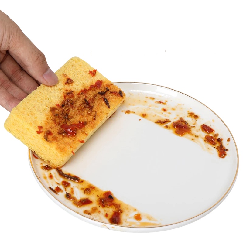 科林清[全棉木浆棉10片]百洁布海绵擦 去油污洗碗巾刷锅刷碗布白洁布奇妙洁净海绵擦地板浴室清洁钢丝球百洁布墩布