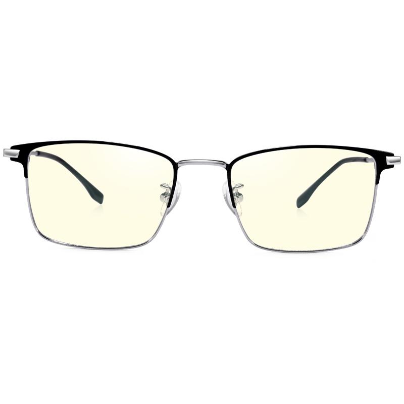 帕森防蓝光眼镜男方框轻盈钛金属商务眼镜框可配度数近视镜15772