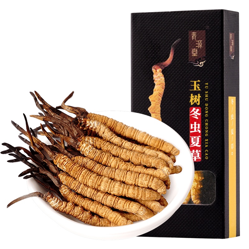 青源堂牌 冬虫夏草 一级品质虫草3条/g高品质干度足无断草无竹签