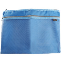 得力5841文件袋帆布包a4手提袋资料袋商务拉链多层男办公包公文包文件包会议大容量收纳袋拉链袋电脑包补习袋 得力