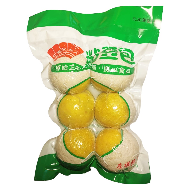 米面制品辽都实在人一袋800克（6个）粘豆包真空包装（干冰泡沫箱 顺丰快递，两包起售）