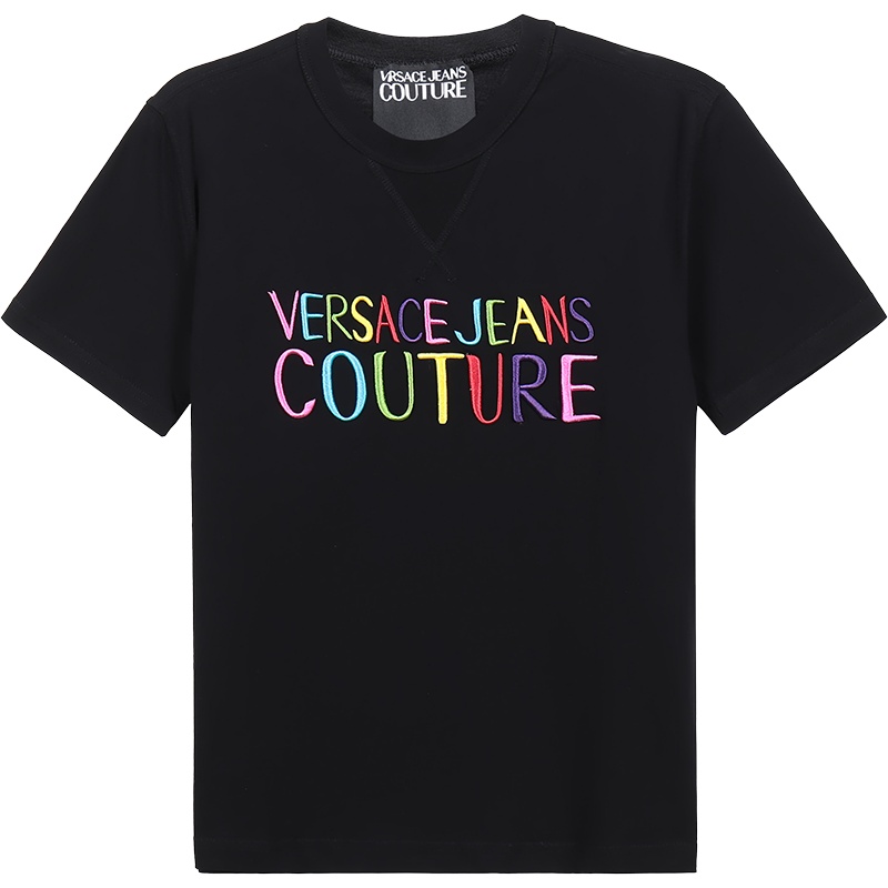 VERSACE JEANS COUTURE 范思哲 女士 棉质圆领短袖T恤 B2HVB7G3 30382