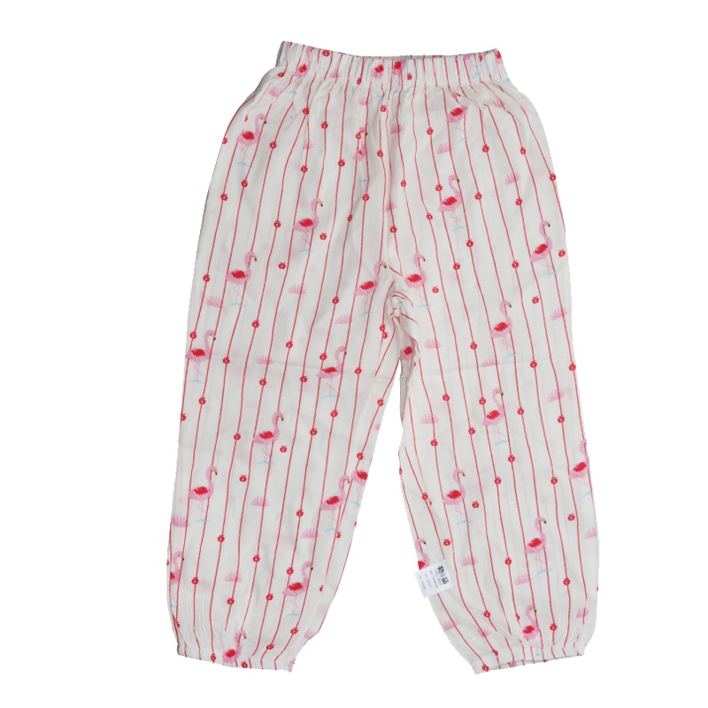 巴布豆配饰巴布豆春夏季儿童防蚊裤休闲薄款男女童宝宝大童灯笼长裤子夏90、110、120、130、140、