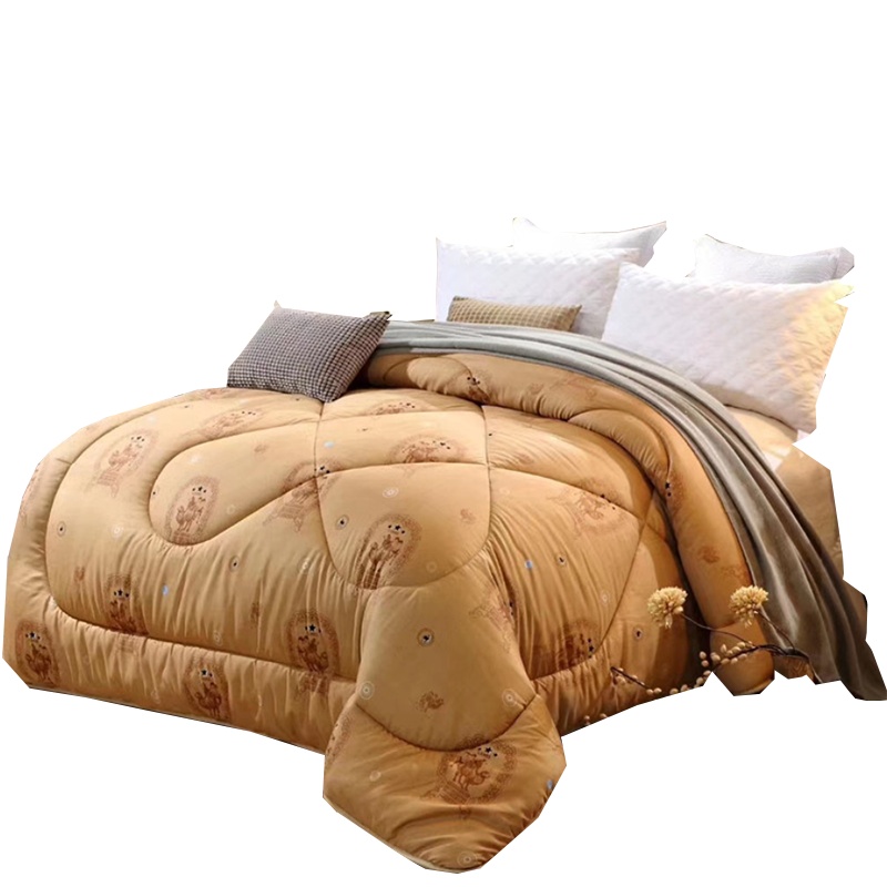 不跑毛加厚驼绒被 舒适透气保暖亲肤