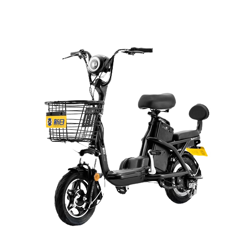 新日新国标锂电池电动车小萝莉PRO电动自行车电动车 少女亮粉/流云白