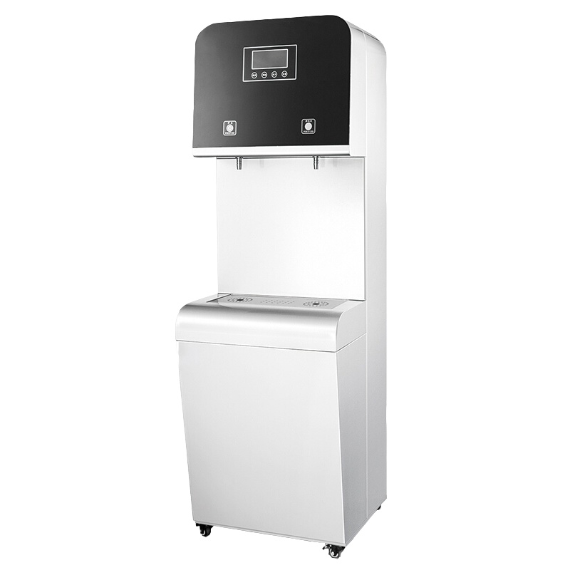 乐创 lecon 商用工程款电热直饮银色开水器幼儿园工厂用带过滤热温水节能开水机步进式开水器 LC-J-Q300