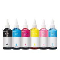 天威适用爱普生L674墨水T674连供填充墨水L101 L111 L201喷墨打印机墨水L351 L358彩色墨水
