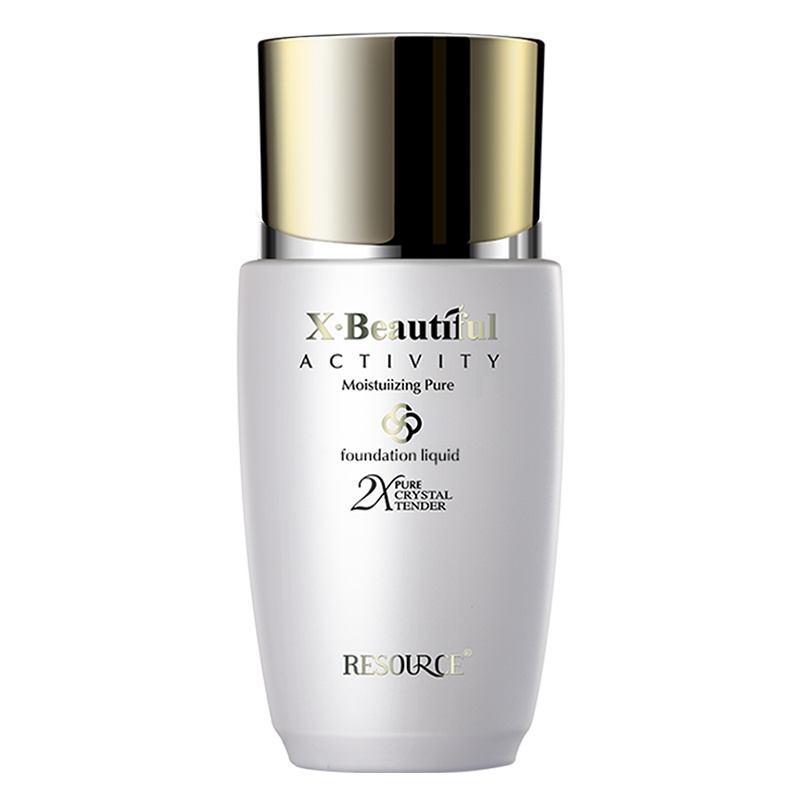 秀美资源化妆品 活能晳颜无瑕粉底液30ml 补水保湿贴妆 专柜正品