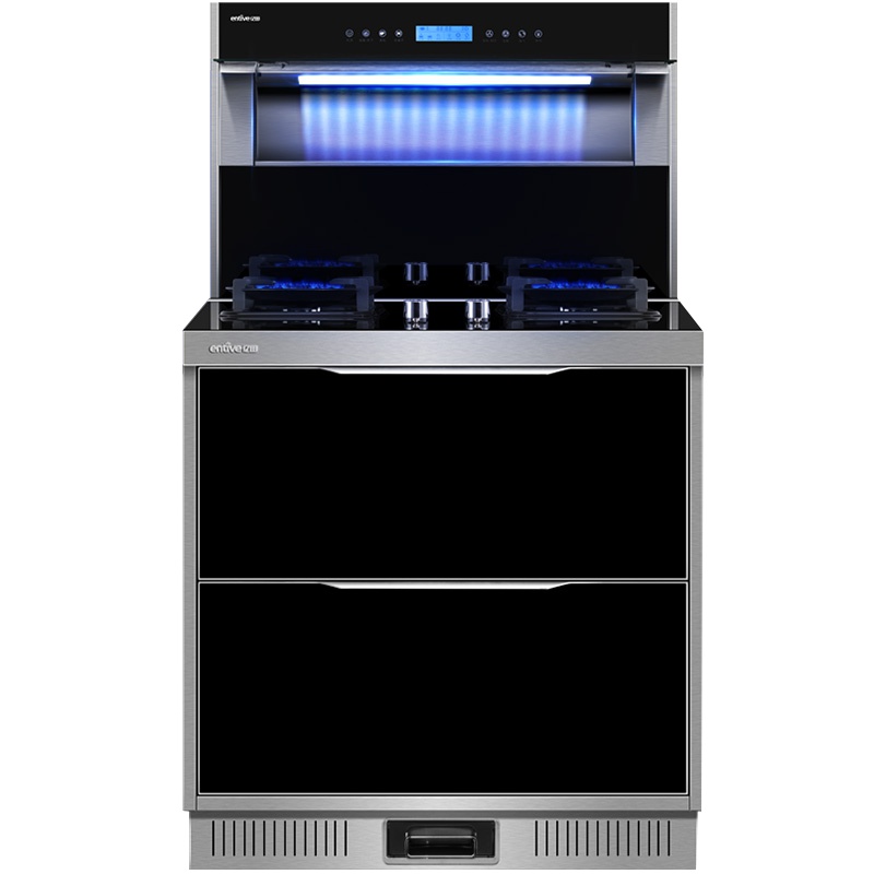 亿田(entive)JJZ-(Y/T)-A2CGWH 侧吸下排集烟灶 劲吸静音免拆洗 智能变频 巡航增压