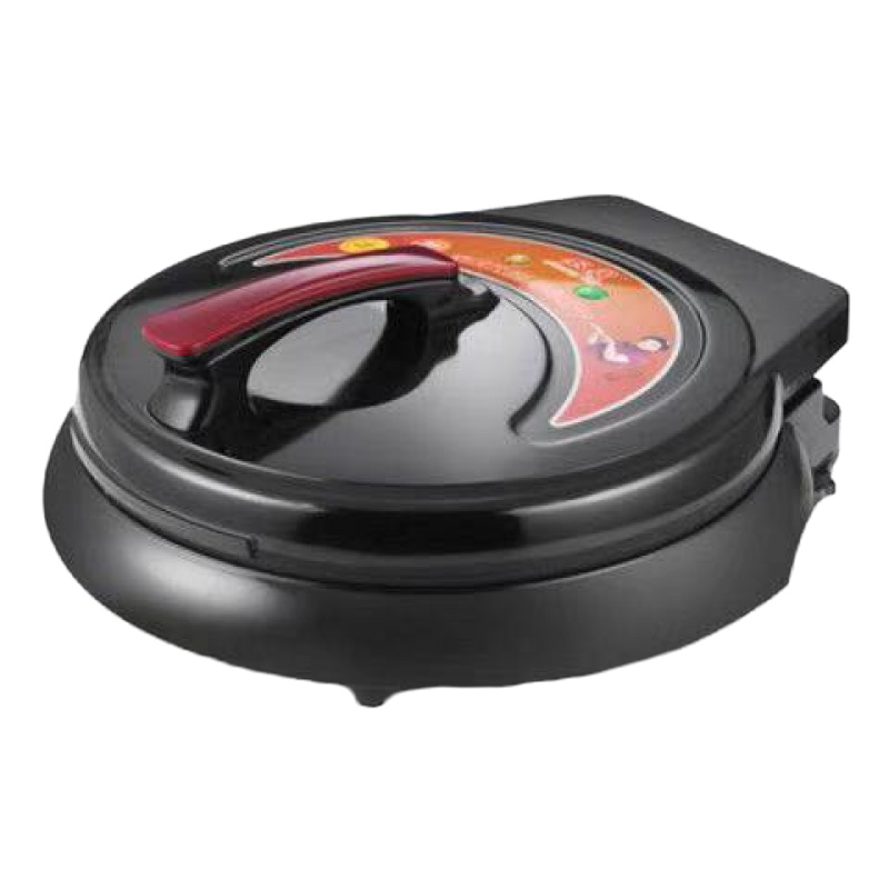 加大加深家用电饼铛商用超大40口径双面加热自动断电煎饼机烙饼机 超大号黑色[豪华礼包]40A口径38cm深度4